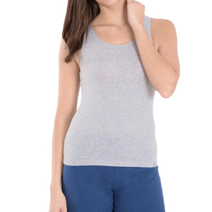 Camiseta sin mangas transpirable para mujer, algodón, sin mangas, informal, ligera, para yoga, gimnasio, entrenamiento, Elegante ropa de verano - Product Image 1