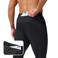 Pantalon de sport décontracté pour homme, personnalisé OEM, imprimé sérigraphié, anti-transpiration, anti-boulochage, grande taille, coupe ajustée, doublure polaire tricotée