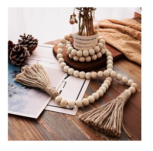 Perles en bois décoratives avec amour en terre cuite Perles en bois colorées personnalisées en forme et taille Livraison rapide depuis l'Inde - Product Image 5