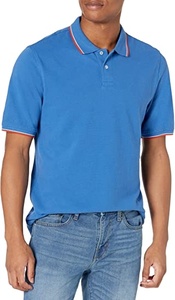 Polo de manga corta de alta calidad de secado rápido Unisex ajustado de algodón y poliéster transpirable con forro automático de talla grande nueva camisa para hombre - Product Image 2