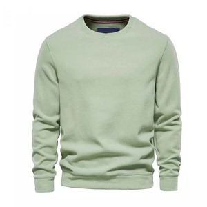 Sweat à capuche pour homme de haute qualité, collection Automne-Hiver 2026, coupe classique, mélange polyester/coton, fermeture éclair, couleur unie, respirant - Product Image 2