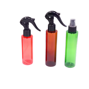 Calidad nueva botella de PET de 100ml, 24mm, 13G, diseñada a medida para cosméticos, embalaje, forma cilíndrica, cabezal de bomba, lociones de suero para el cuidado de la piel - Product Image 1