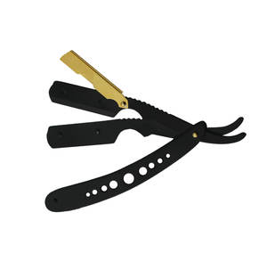 Haute qualité en acier inoxydable double lame rasoir jetable sécurité bord droit cheveux moustache barbe gorge rasage visage Salon - Product Image 3