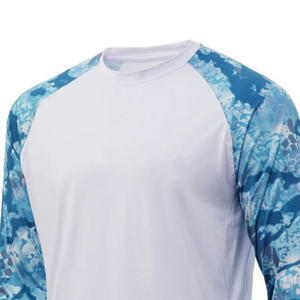 เสื้อตกปลาสำหรับผู้ชายเสื้อตกปลาแห้งเร็วน้ำหนักเบาพิมพ์โลโก้ได้ตามต้องการ - Product Image 4