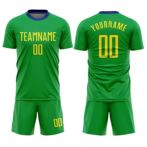 ชุดฟุตบอลแบบระเหิดสำหรับทีมชุดฝึกฟุตบอลเสื้อเจอร์ซี่พิมพ์โลโก้ได้ตามต้องการ - Product Image 4