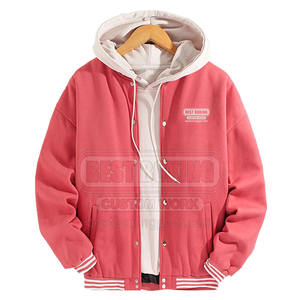 Comfortable Custom Made Lettermen Jacket For Men's Long Sleeves Lettermen Winter Jacket For Sale - Product Image 1