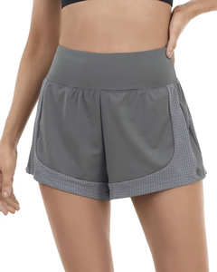 กีฬาแห้งเร็วขายส่งผ้าฝ้ายฤดูร้อนสบายๆสีทึบเอวสูงหลวมกางเกงขาสั้นขากว้างกางเกงกีฬา Sweatpants - Product Image 4