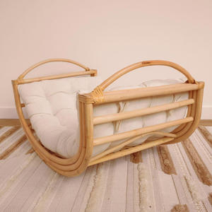 เก้าอี้โยกโยกโยกสำหรับเด็กเล็กทำจากหวายสำหรับเด็กเล็ก - Product Image 3