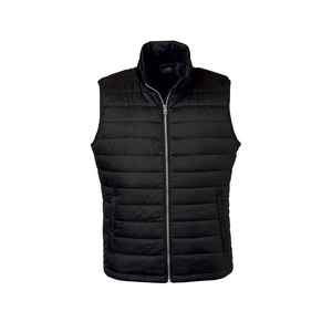 Conception de logo personnalisé 100% Polyester léger sans manches gilet bouffant de haute qualité hommes veste d'hiver Outwear Gilets OEM - Product Image 1