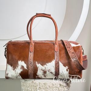 Usine Nouveau Design Fabriqué À La Main En Cuir De Vachette Sac Duffel Spacieux Intérieur Vintage Voyage Compagnon Nuit Weekender Sacs - Product Image 1