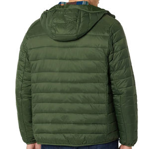 Chaqueta acolchada con cuello levantado para hombre de alta calidad, ropa de calle de invierno, abrigo de burbujas cómodo y cálido, tela de lona, servicio OEM - Product Image 6