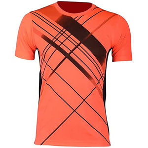 Camiseta de punto de sublimación completa personalizada poliéster Unisex Slim Fit ligero transpirable manga corta todo impreso para deportes - Product Image 1