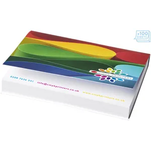 Bloc-notes promotionnel durable Sticky-Mate A7, feuilles adhésives écologiques pour le merchandising - Product Image 2