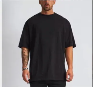 เสื้อยืดโอเวอร์ไซส์ ยูนิเซ็กซ์ ผ้าเจอร์ซีย์ 300 GSM คอกลม 100% ผ้าฝ้าย หนานุ่ม เป็นมิตรกับสิ่งแวดล้อม แห้งเร็ว ระบายอากาศดี สไตล์ลำลอง พิมพ์ลายด้านหน้าด้วยเทคนิคสกรีน - Product Image 5
