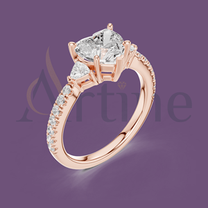 แหวนโอปอล14K สำหรับผู้หญิงหินประจำเดือนเกิด - Product Image 1