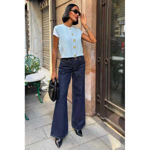 Gilet en tricot boutonné Helios Gold 5186, vêtement d'extérieur élégant - Product Image 5