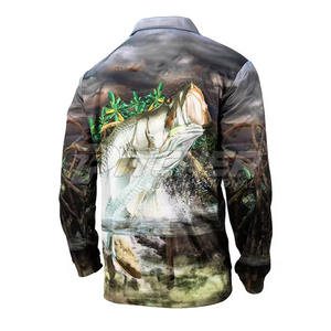 Camiseta de Pesca Polo Personalizada con Protección Solar UPF 50, Ecológica, Transpirable, de Tela Suave y Ligera para Largas Jornadas de Pesca - Product Image 4