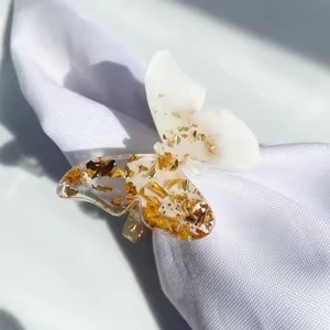 Servilleteros de resina hechos a mano únicos para elegantes mesas rústicas y elegantes presentaciones de eventos y cenas - Product Image 5