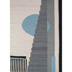 พรมขนสัตว์ทอมือลายสี่เหลี่ยมเพชรแบบนามธรรม รุ่น ADWL-13062 สำหรับตกแต่งบ้าน ห้องนอน ห้องนั่งเล่น - Product Image 1