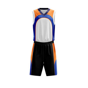 Kits de balles de basket-Ball personnalisés, ensemble maillot et shorts, Design OEM ODM en Polyester, vêtements d'équipe de sport, fabriqué au Pakistan, 2022 - Product Image 1