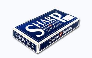 Sharp Hi Platinum Double <b>Edge</b> Safety Razor Blades 100 Pack Stainless Steel DE Shaving Blade Refills Smooth Clean Shave Wholesale - Product Image 4