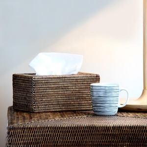 Boîte à mouchoirs rectangulaire en rotin, boîte de rangement artisanale, écologique, naturelle, décoration intérieure et extérieure, vente en gros du Vietnam - Product Image 5