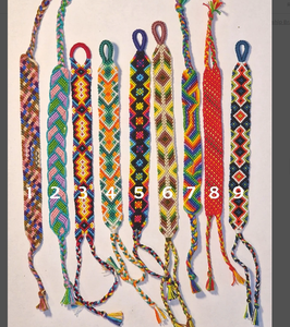 Friendship <b>Bracelet</b> or <b>Anklet</b> Chevron - Colorful - String - Trendy - *CUSTOMIZABLE* - Product Image 1