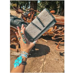 High Quality Leather Wallet Hand Tooling <b>Messenger</b> <b>Bag</b> At Best Price <b>Women</b> Accessories Fur Leather Western Wallet - Product Image 1