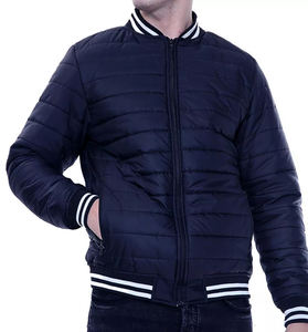 Chaquetas Acolchadas Gruesas al por Mayor, Ropa Exterior Personalizada para Hombre, Estilo Burbuja Personalizado, Cuello Alto, Tela de Lona, Estilo Urbano - Product Image 1