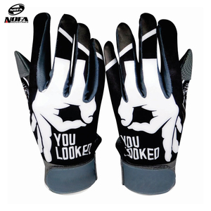 Nouveaux gants de frappeur en cuir véritable pour joueurs de baseball et softball pour enfants personnalisés avec manchette longue pour hommes et femmes - Product Image 6