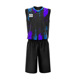 Uniformes de baloncesto de hombre personalizados de alta calidad a la venta ropa deportiva de talla grande impresa por sublimación logotipo personalizado hecho de poliéster - Product Image 6