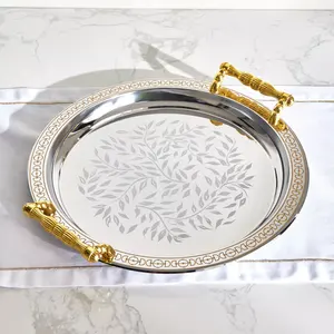 Nueva bandeja de servicio de madera natural blanca de gran venta, calidad superior con diseño elegante en acabado natural a precios al por mayor - Product Image 2