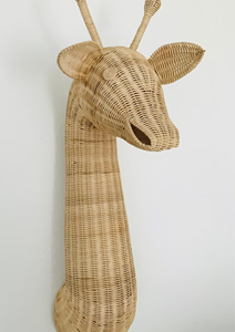 Décoration murale pour enfants en rotin naturel, design personnalisé, tendance 2024, décoration de chambre d'enfant - Product Image 5