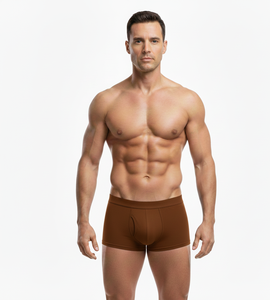 Slips en coton pour homme Raw Earth Brown, tissu extensible naturel et respirant, conçu pour un port quotidien décontracté et facile. - Product Image 4