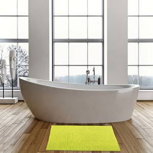 Tapis de bain en microfibre MSV « Chenille » vert, 40 x 60 cm - Product Image 5