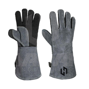 ถุงมืองานเชื่อมหนังแบบมืออาชีพถุงมือนิรภัยทนความร้อน - Product Image 2