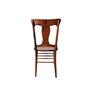 Silla de Comedor Tradicional de Madera Maciza con Asiento Tapizado, Diseño Antiguo, Muebles para el Hogar de Interior - Product Image 6