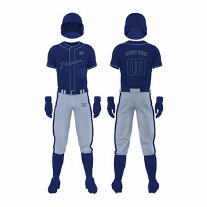 Nuevo diseño transpirable uniforme de béisbol al por mayor de alta calidad uniforme de béisbol sublimación traje de béisbol - Product Image 4