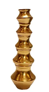 Ensemble de Dolli Gadwi en laiton doré dans des tailles personnalisées, ensemble de 5 Matki en laiton fait à la main 100%, ensembles de pots en laiton Gadwi Doli - Product Image 6