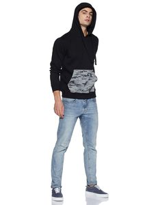 Custom Fleece <b>Rhinestone</b> Men's Hoodies & Sweatshirts <b>Jackets</b> Full Body pullover Face Hoodie - Product Image 4