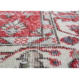 Vintage Large Area Pae-2096 Hand Knotted <b>Wool</b> Rug <b>Red</b> Orange Floral for Home Living Room Hallway Teen's Bedroom Rectangle - Product Image 3