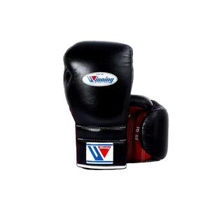 Top Selling High Quality Custom <b>Black</b> & Red Winning Boxing <b>Lace</b> up <b>Gloves</b> Fight Gear Genuine Cowhide Leather Sparring <b>Gloves</b> - Product Image 2