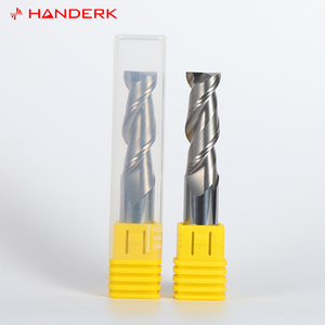 HANDERK Hrc55 Tungsten Carbide <strong>End</strong> <strong>Mill</strong> 6/8/10/12mm 2/3Flute Flat <strong>End</strong> Milling Cutter Set <strong>for</strong> Aluminum <strong>Copper</strong> Alloy - Product Image 1