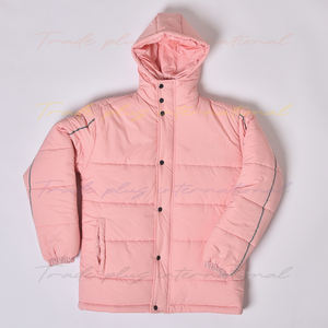 Nouveau design personnalisé hiver épais long à capuche couette décontracté bouffant randonnée doudounes hommes bulle veste pour hommes doudounes - Product Image 1