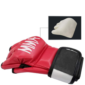 Gants de MMA professionnels de nouvelle conception, cuir de vache véritable durable, poignées de main, extérieur antidérapant, respirant, léger, arts martiaux - Product Image 3