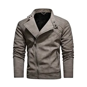mexion high demanding Fashion Men Black & White Lamb Leather Jacket Men Leather Jackets Pakistan Leather Jackets best to wear - Product Image 4