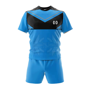 Uniforme de Rugby ligero de secado rápido de alta calidad 100% algodón para equipos deportivos Logotipo personalizado para adultos Todos los tamaños Tallas grandes - Product Image 2