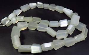 Siloni-Pierre de Lune Naturelle, Perles Coupées à Facettes, 16 Pouces, 8-13mm - Product Image 2