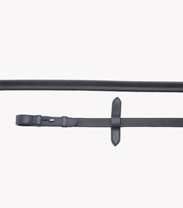 Riendas de Equitación Personalizadas al por Mayor, Venta Caliente 2025, Riendas Ecuestres de Cuero de Alta Calidad con Agarre Blanco y Negro - Product Image 1