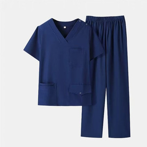 Quick-Dry Surgical Scrubs <b>Set</b> Long Sleeve, Anti-Wrinkle, High Elasticity Unisex Medical Uniform for Nurses & <b>Doctors</b> - Product Image 5